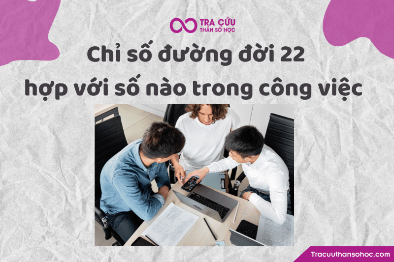 Chỉ số đường đời 22 hợp với số nào trong công việc