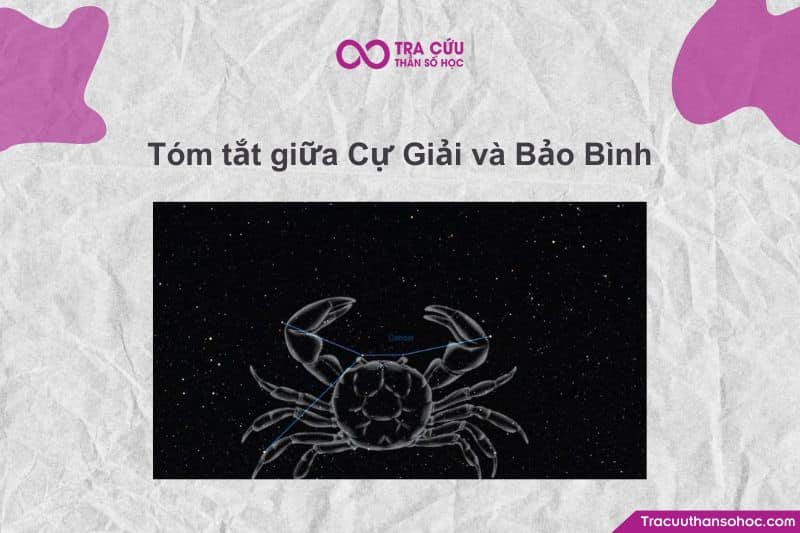 Bảo Bình thích đi xa, khám phá những vùng đất mới, trong khi Cự Giải thích đi chậm để cảm nhận.