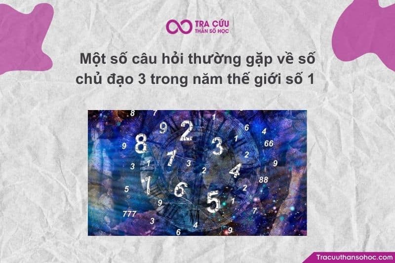 Số chủ đạo 3 và Năm thế giới số 1, mọi người thường có những thắc mắc chung về cách tận dụng năng lượng và giải quyết xung đột nội tại.