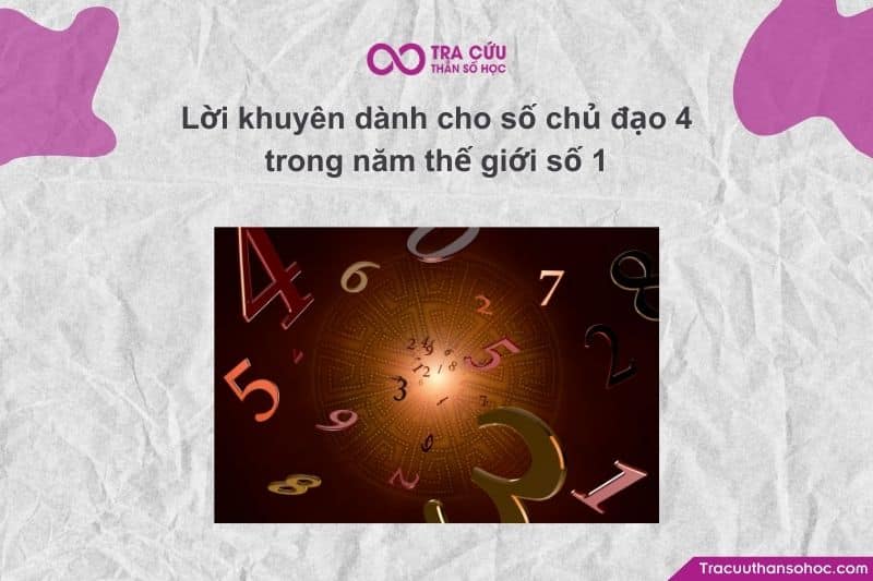 Số chủ đạo 4 trong cơn lốc đổi mới của Năm thế giới số 1, bạn cần một chiến thuật thông minh: "Dùng cái tĩnh để chế ngự cái động".
